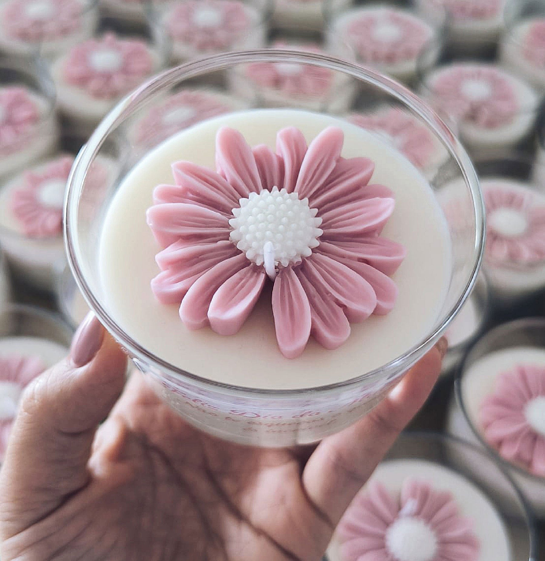 Vela com mensagem personalizada